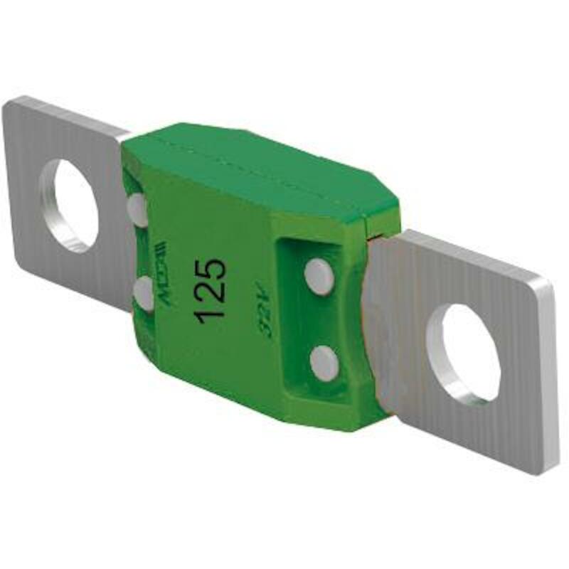 ZEKERING MEGA 125A.GROEN
