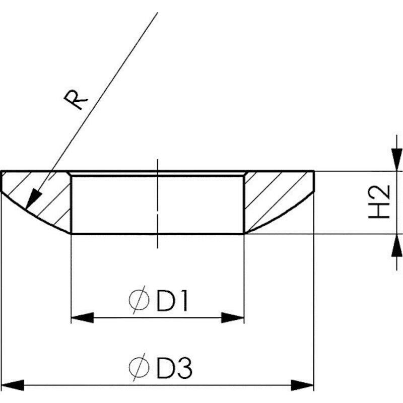 RONDELLE CONVEXE            DIN6319C / M12     AMF