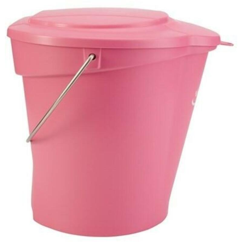 SEAU PP/INOX ROSE           5686/1 - 12L     VIKAN