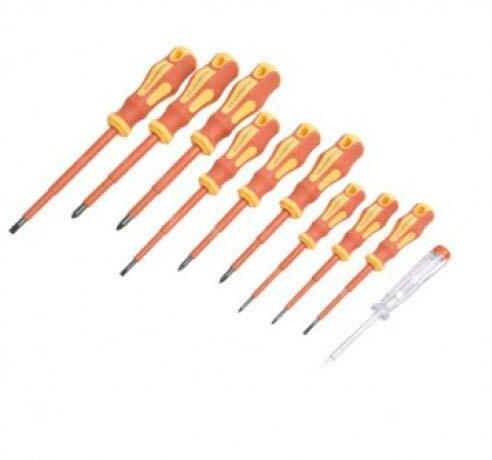 GEÏSOLEERDE SCHROEVENDRAAIERSET 1000 V VDE 10-DELIG