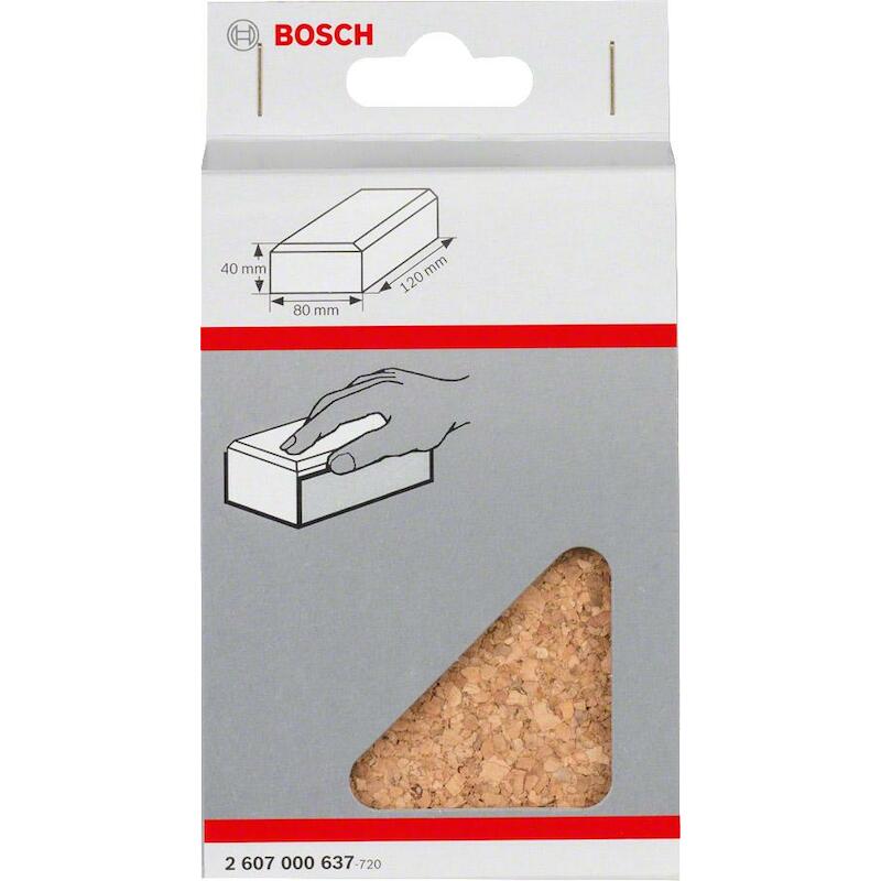 SCHUURBLOK 120X80MM         2607000637 KURK  BOSCH