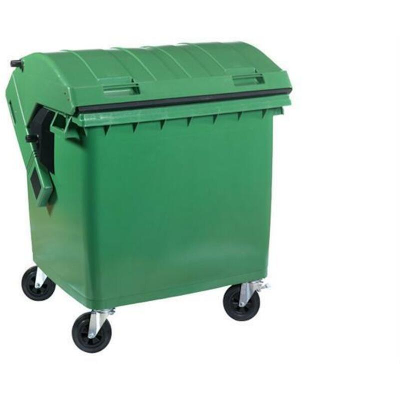 VUILNISBAK - PLASTI-BAC 821100 - POLYETHYLEEN 1100L GROEN