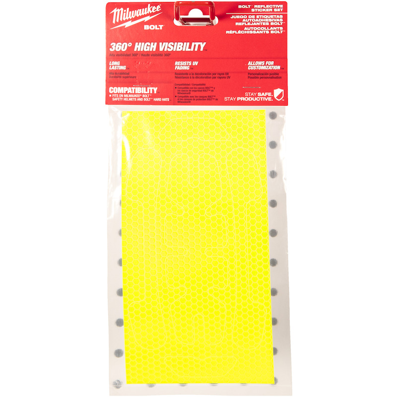 REFLECTERENDE STICK GEEL    4932499122   MILWAUKEE