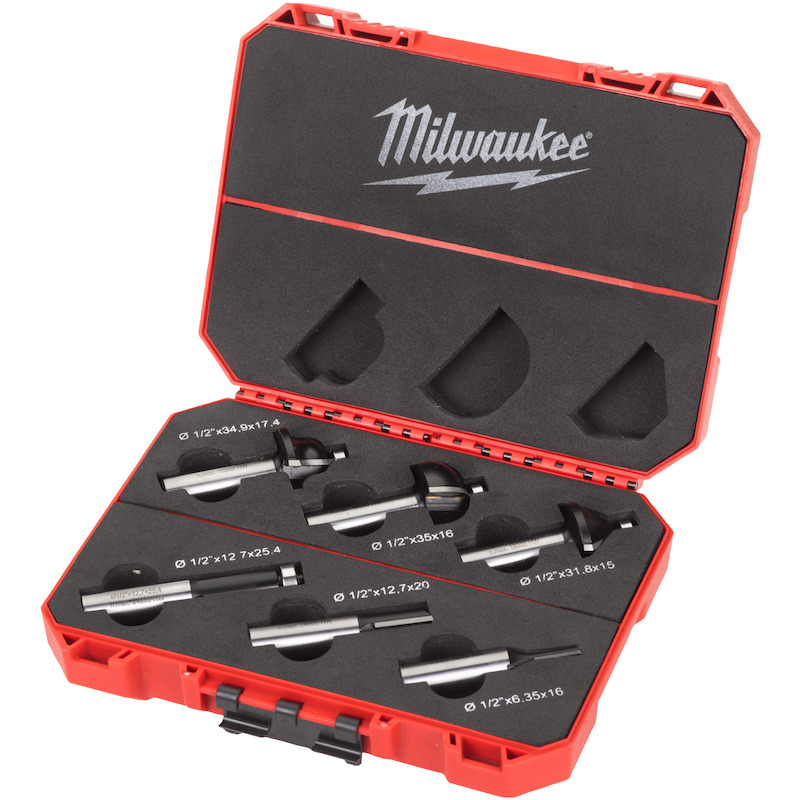 HOUTFREZENSET (6,3/12,7MM)  4932493579 (6ST)  MILW