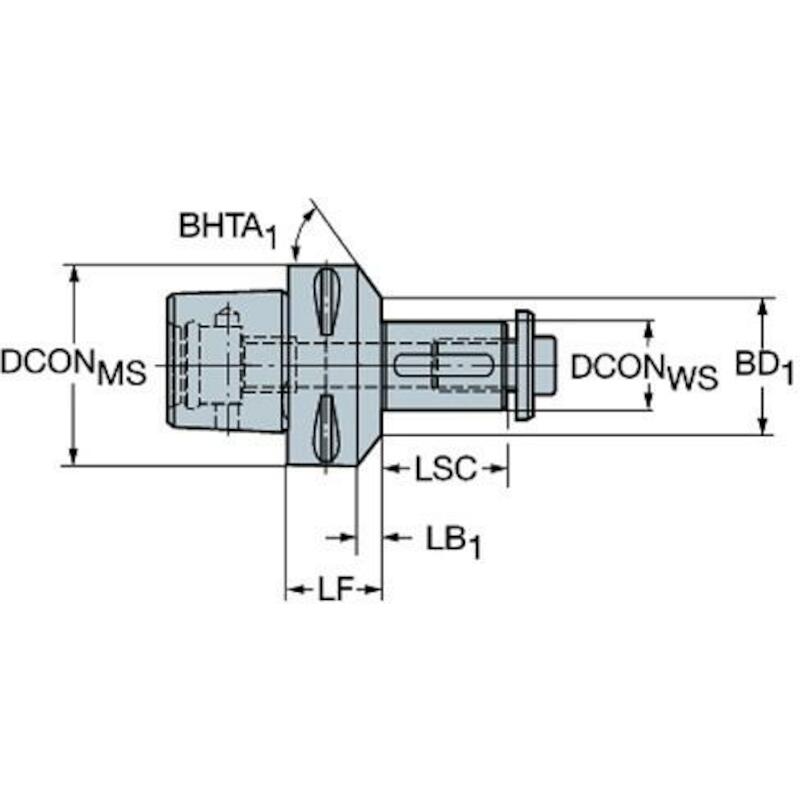 PORTE OUTIL C6-391.10-40 025 SANDVIK COROMANT