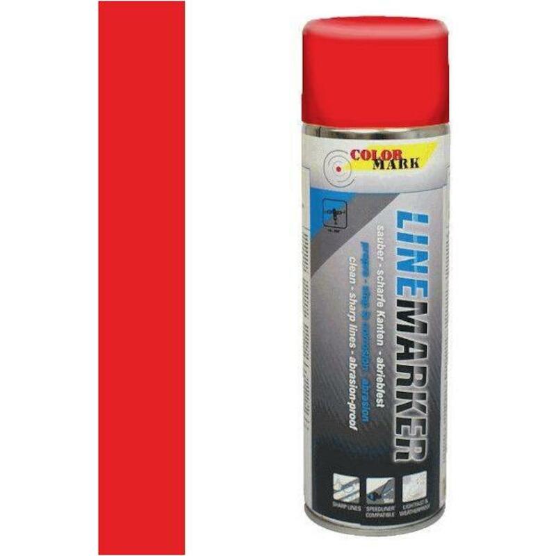 TRAC.DE LIGNE ROUGE 500ML   LINEMARKER   COLORMARK