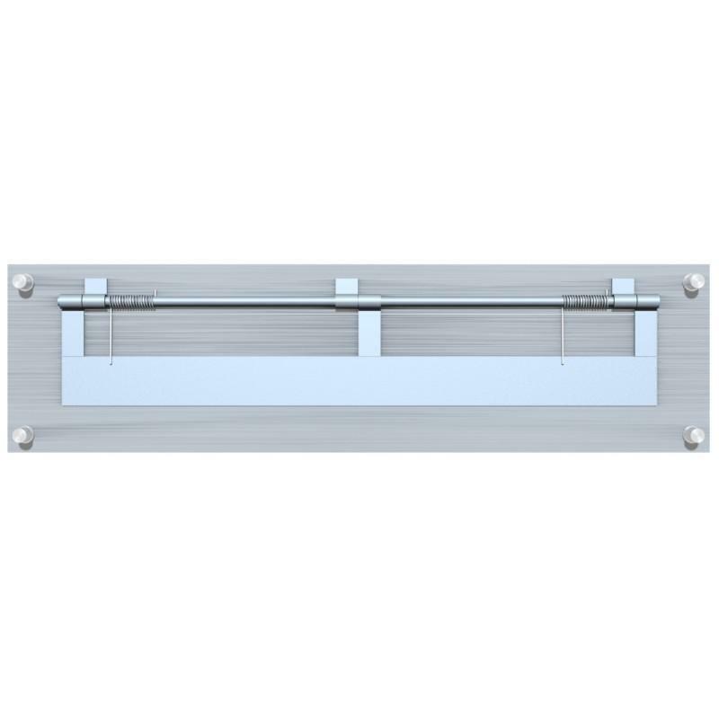 BATTANT BOÎTE LETTRES INOX  GALAXY 400X100MM 316