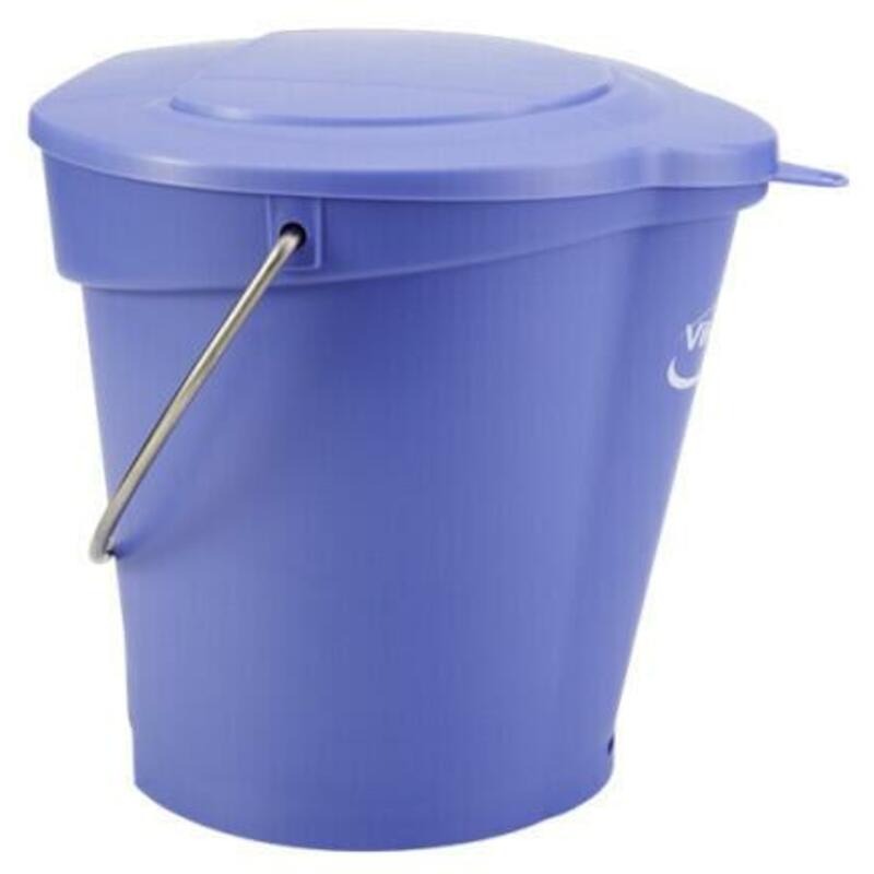 SEAU PP INOX MAUVE          5688/8  6L       VIKAN