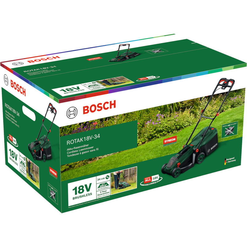 ACCUGRASMAAIER 18V/BODY     ROTAK 18V-34     BOSCH