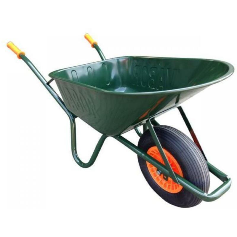BROUETTE 90L VERT PEINTE    R802-PA   (03.26.0788)