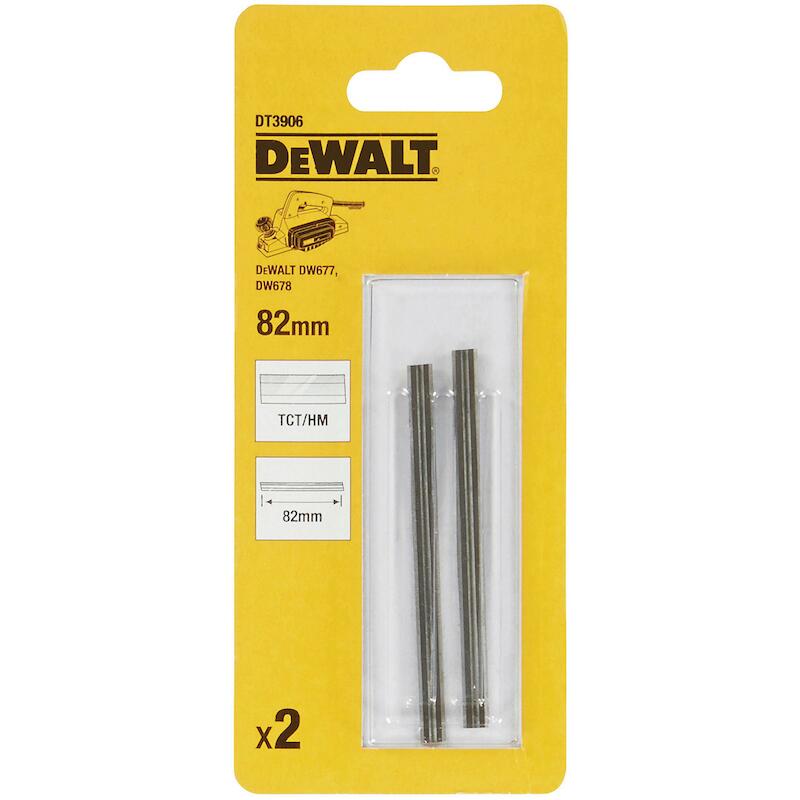 LAMES DE RABOT HM 82MM      DT3906-QZ (2PC) DEWALT