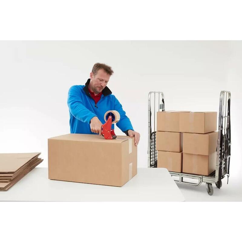Tesa - Ruban d'emballage - Tesapack 4124 - pvc - 50 mm x 66 m - Transparent - 03261202