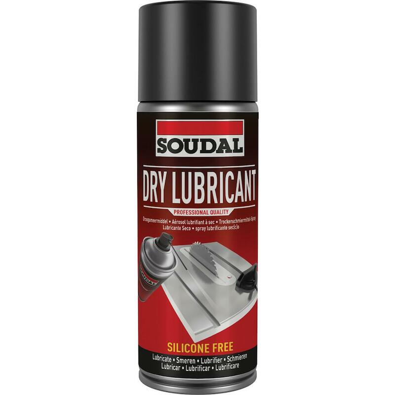 SMEERMIDDEL SPRAY 400ML     DRY LUBRICANT   SOUDAL