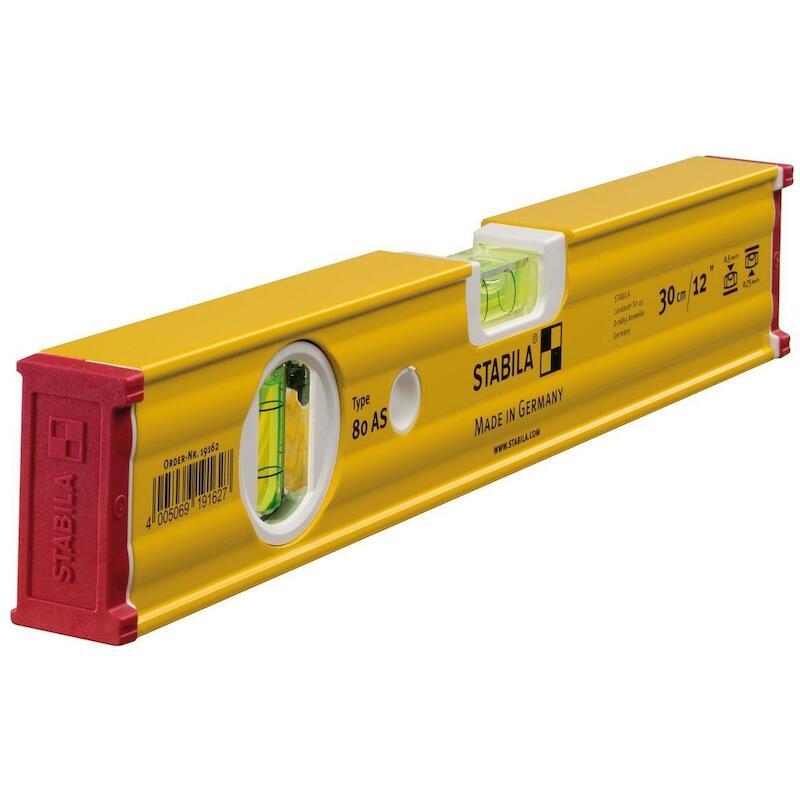 NIVEAU BULLE 300MM RENFORCE 80AS           STABILA