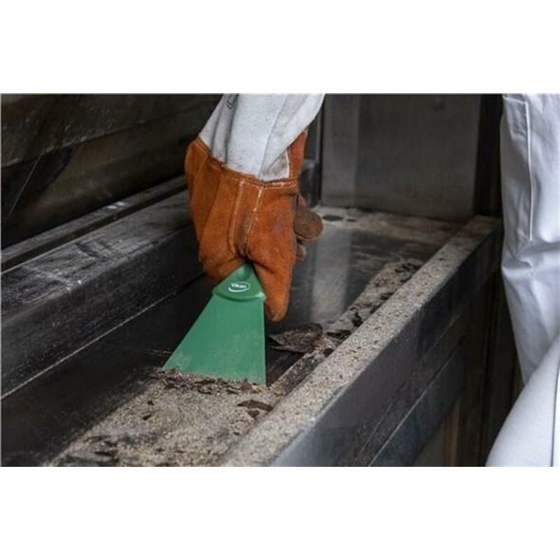 HANDSCHRAPER PP/NYLON ROOD  4013/4  100MM    VIKAN