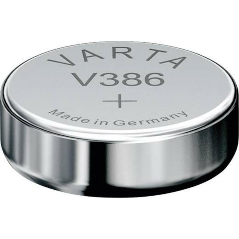 KNOOPCEL 11.6X4.2 SILVER    V12GS/386 (SR43) VARTA