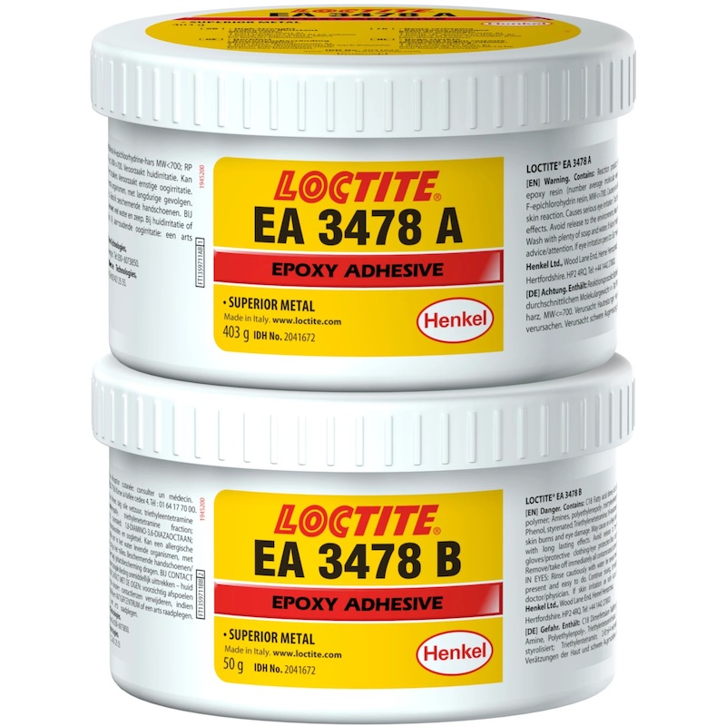 METALSET SUPERIOR HYSOL A&B EA 3478 - 453G LOCTITE