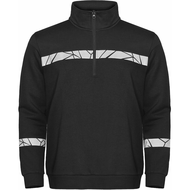 SWEATSHIRT 1/2 ZIP          7102 NOIR     M PROJOB