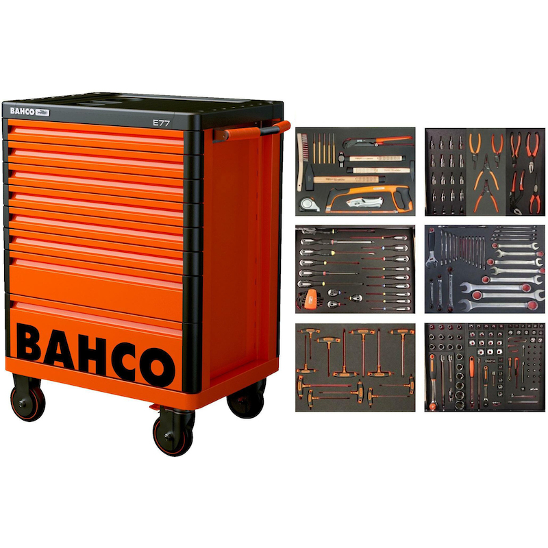 GEREEDSCHAPSWAGEN GEVULD 8L 1477K8-FULL6     BAHCO