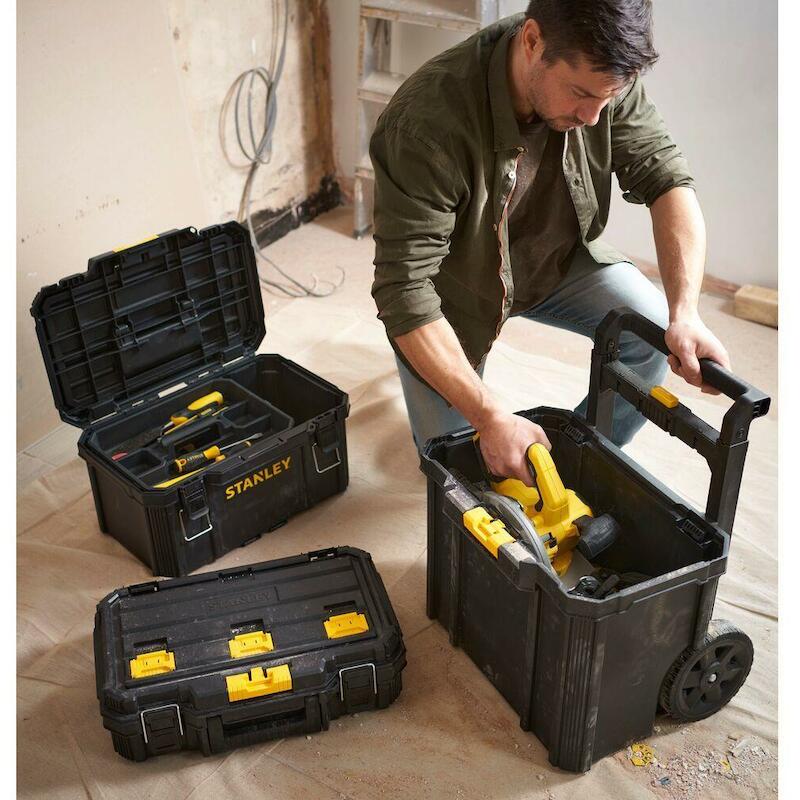 Stanley - Modular rolling toolbox - STST83319-1 - 3-IN-1 - 80 l - 45 kg - 550 x 400 x 740 mm - 03163281