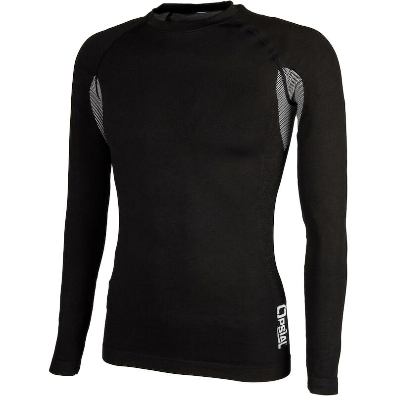 MAILLOT MANCHES L. THERM.   FRIESK NOIR    S/M OPS