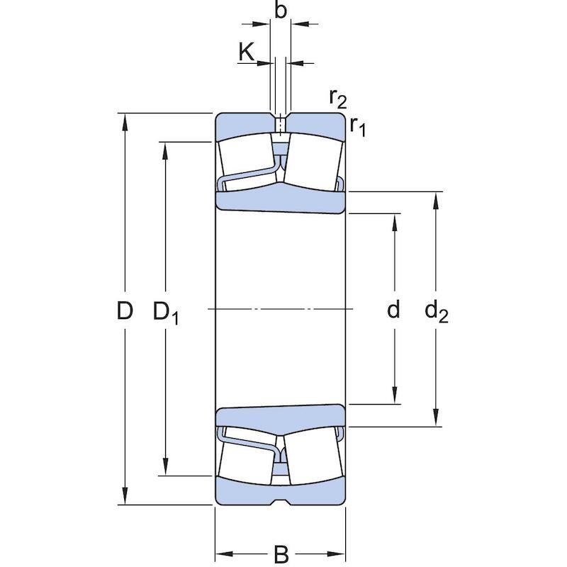 TONLAGER                    22320 EK           SKF