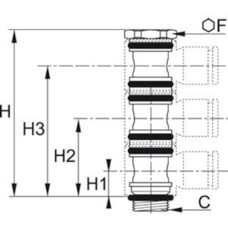 HOLLE BOUT 3 BANJOHUIZ.3/8" 3529 00 17      LEGRIS