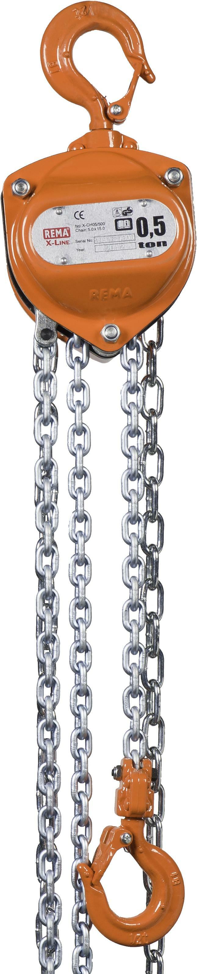 HANDTAKEL 500KG/6M          X-CH              REMA