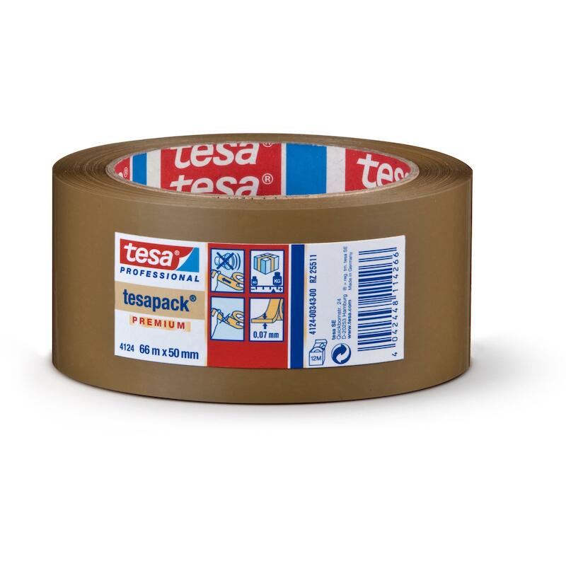 RUBAN ADH.TESAPACK CHAMOIS  4124  38MM X 66M  TESA