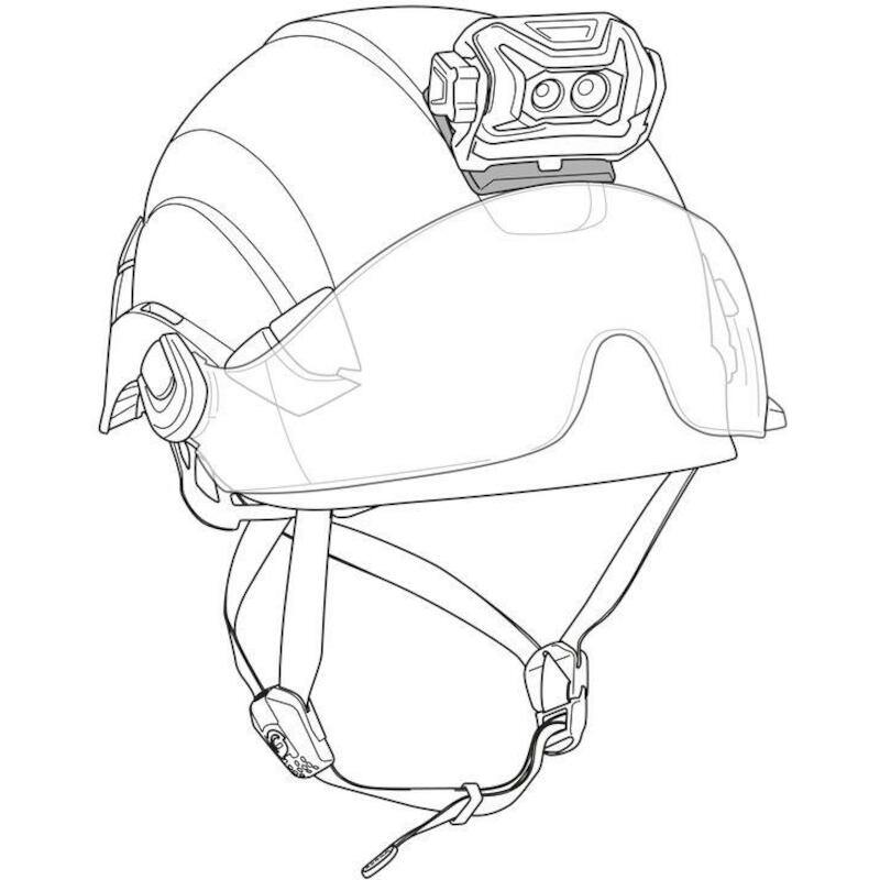 BEVESTINGSPLAAT HOOFDLAMP   HELMET ADAPT     PETZL