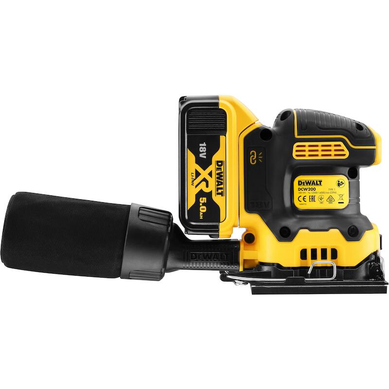 ACCUVLAKSCHUURMACH.18V/2X5A DCW200P2 (TSTAK)DEWALT