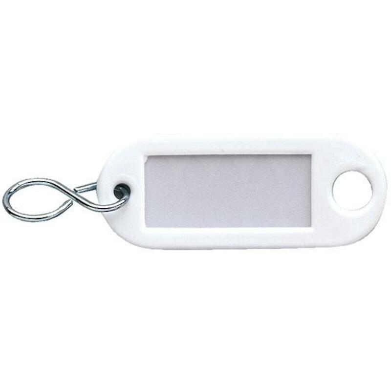 PORTE CLÉ EN PLASTIQUE      BLANC