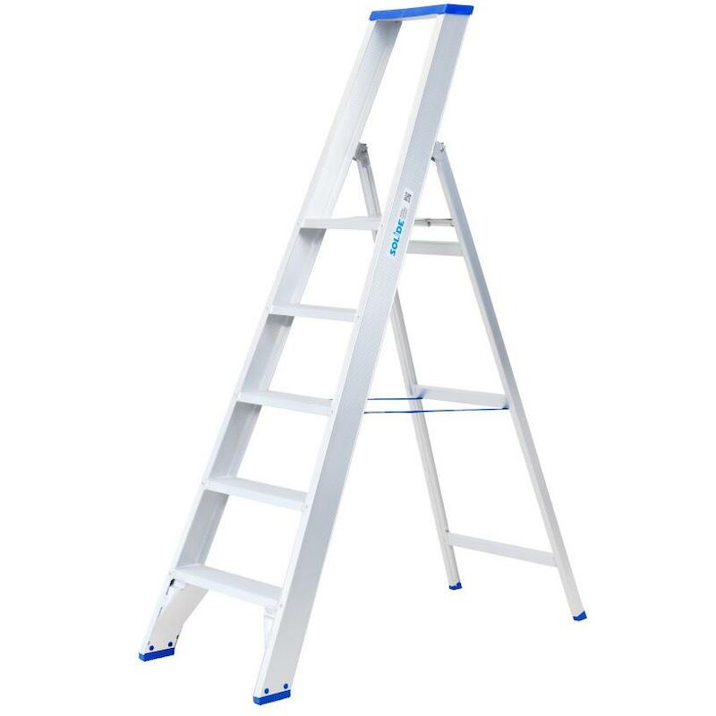TRAPLADDER ENKEL     5 TREDEN  PT05 - 1,25M SOLIDE