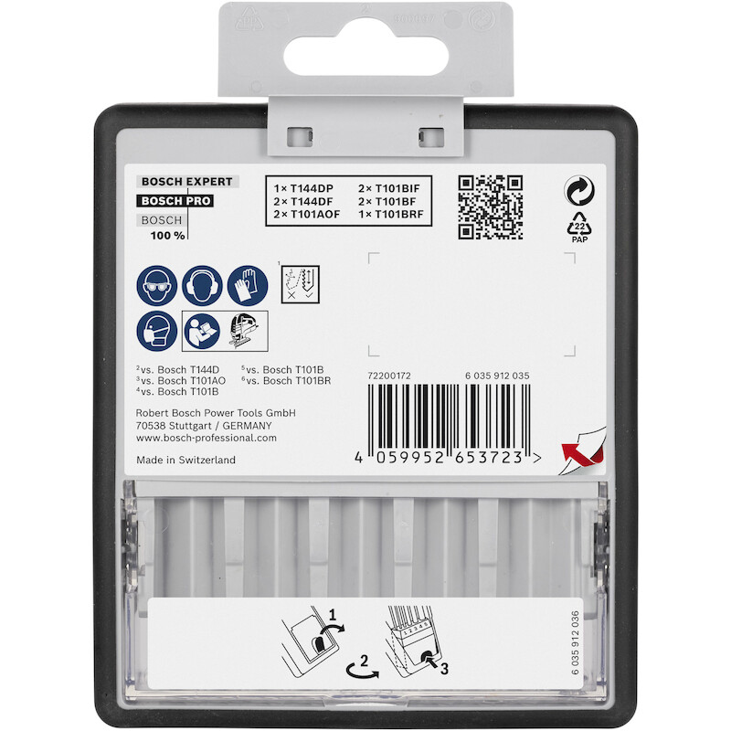 JEU LAMES SC.SAUTEUSE BOIS  2607011941 (10PC)BOSCH