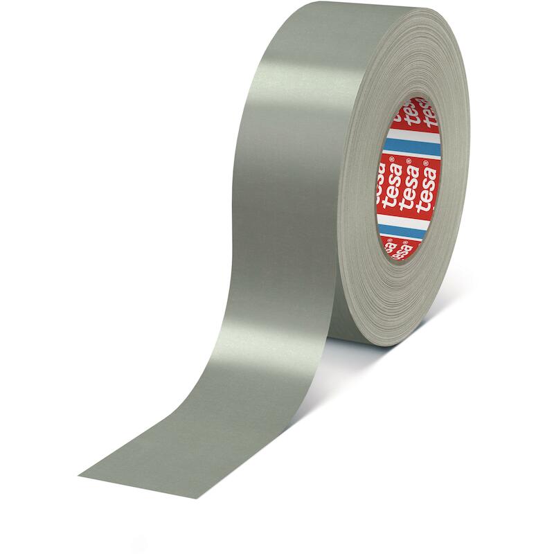 KLEEFBAND - TESA 04657 TESABAND ACRYL GECOATE TEXTIEL - GRIJS 50 MM X 50 M