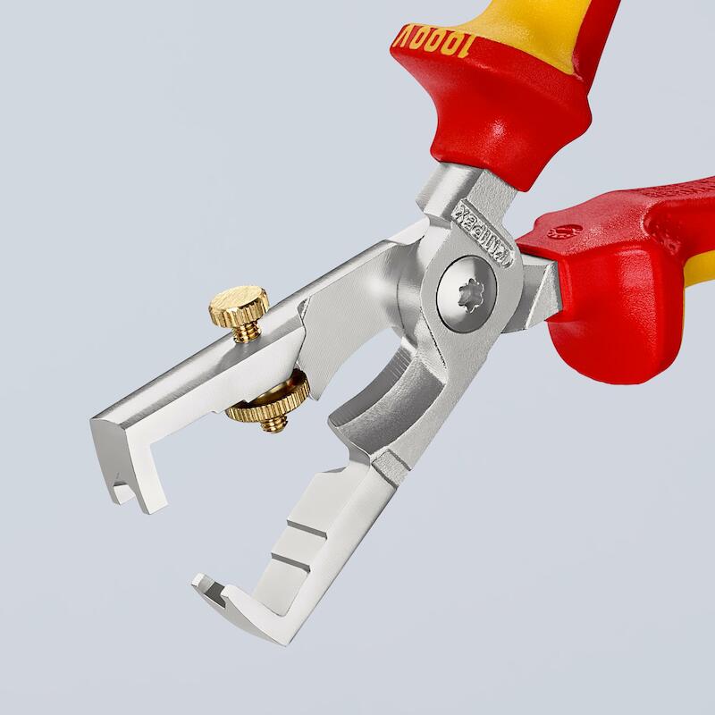 AFSTRIPTANG MET KABELSCHAAR 13 66 180       KNIPEX