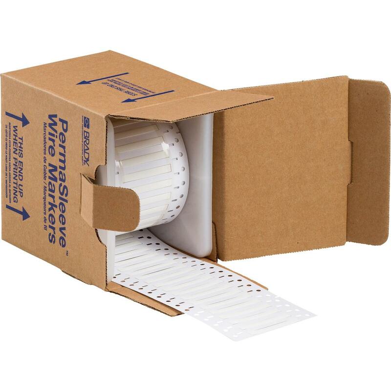 KRIMPKOUS - BRADY 141216 - WIT 50,8X 6 MM (500 EA)