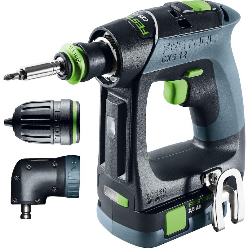 ACCUBOORSCHROEFM.12V/2X2,5A CXS 12 2,5-SET FESTOOL