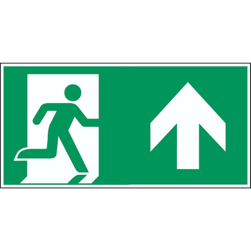 PICTO PP 'SORTIE SEC.DROITE'E002/A0 210X105