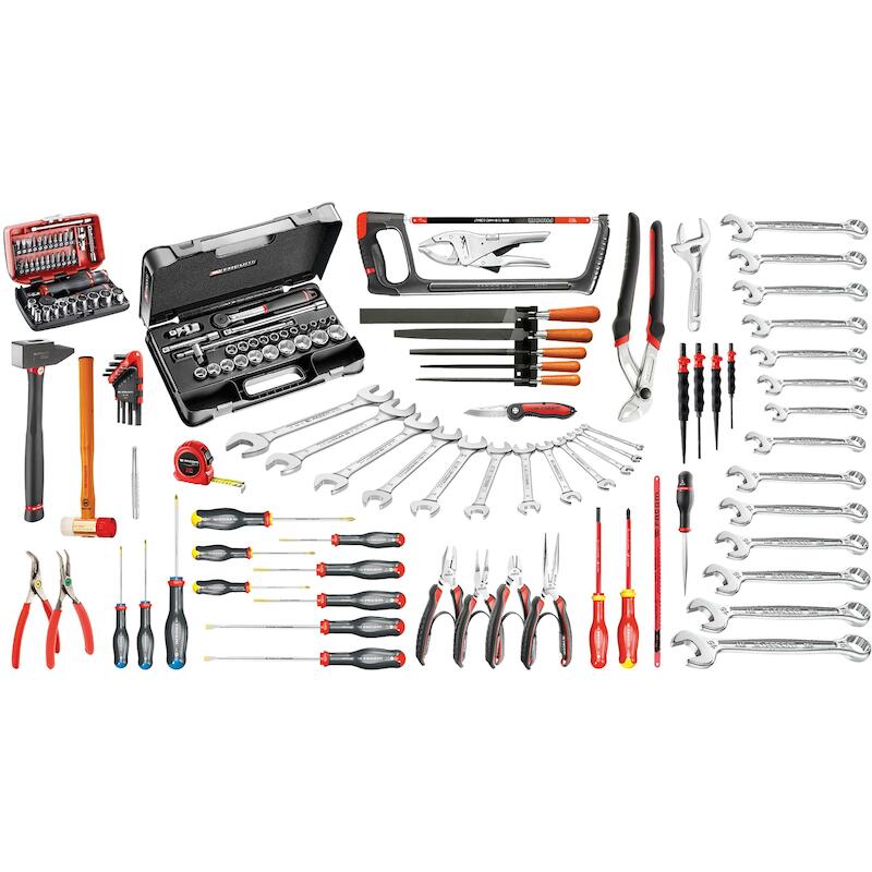 SYSTEEMKOFFER GEVULD        BT203.M120A (147ST)FAC