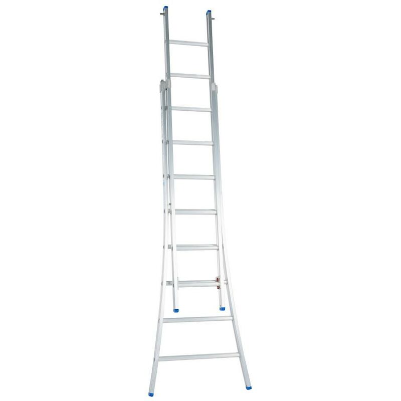 LADDER OPEN VOET   2X 8 SPORTEN C08 - 3,50M SOLIDE