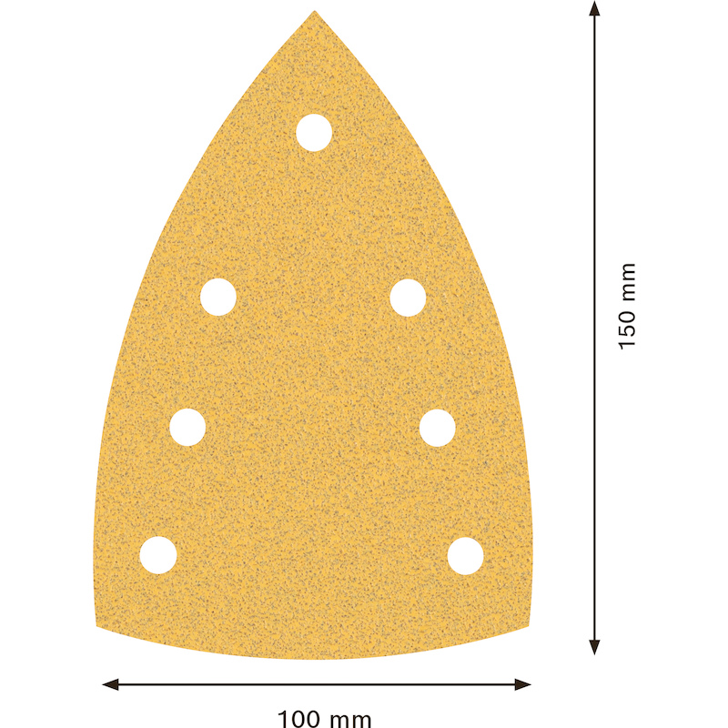 PAPIER ABRASIF 100X150MM    C470 P80(50PC)