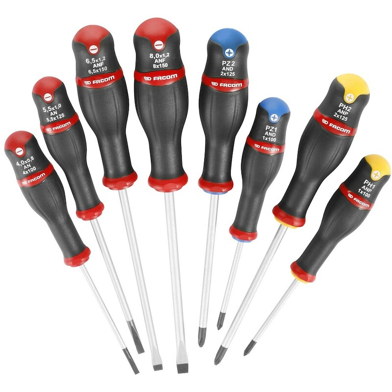 JEU DE TOURNEVIS PROTWIST   AT.J8PB     (8PC)FACOM