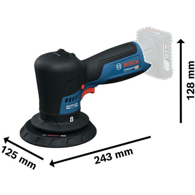 ACCUPOLIJSTMACHINE 12V/BODY GPX 12V-125      BOSCH