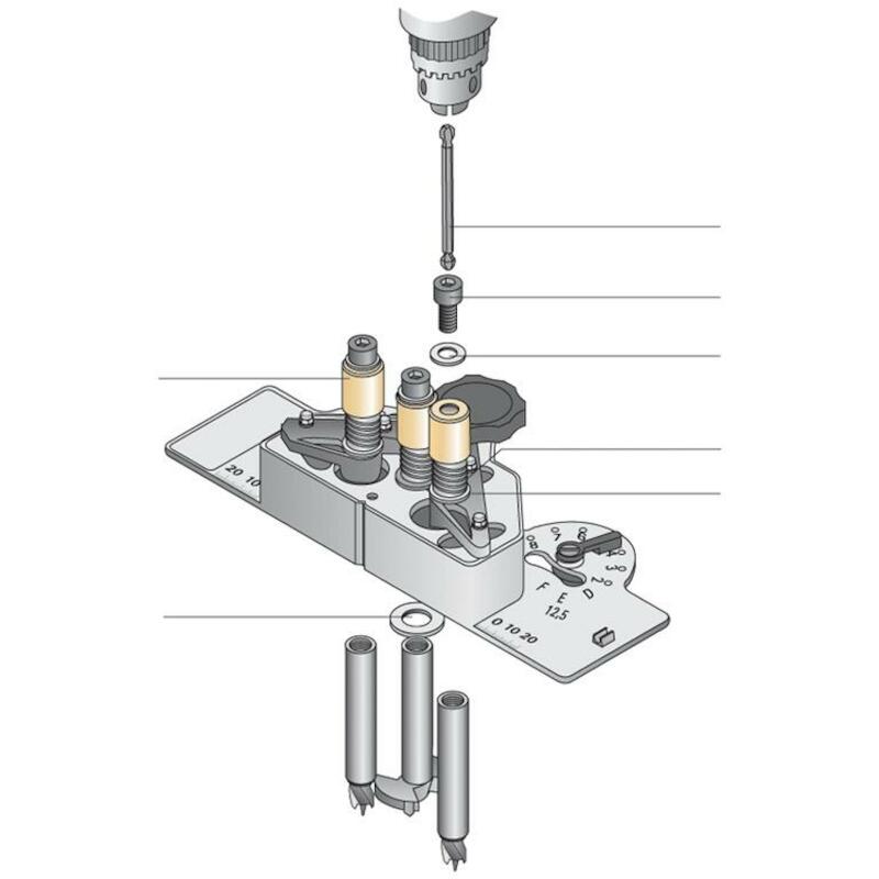 HETTICH 9131487 HULS DRILLJIG SCHARNIER