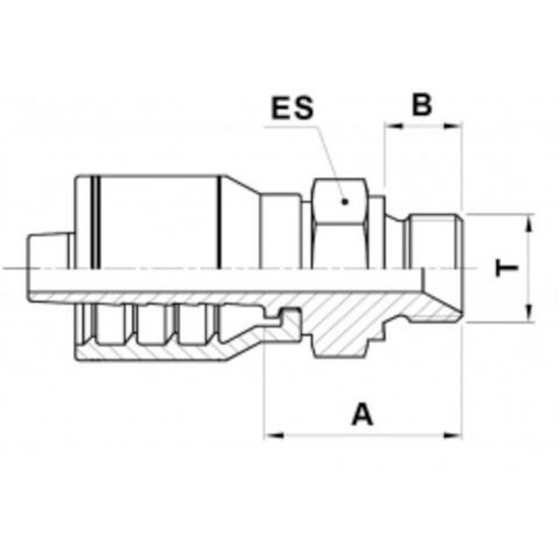 RACCORD A SERTIR       AGR (1D943)-12-10 (15,9) IT