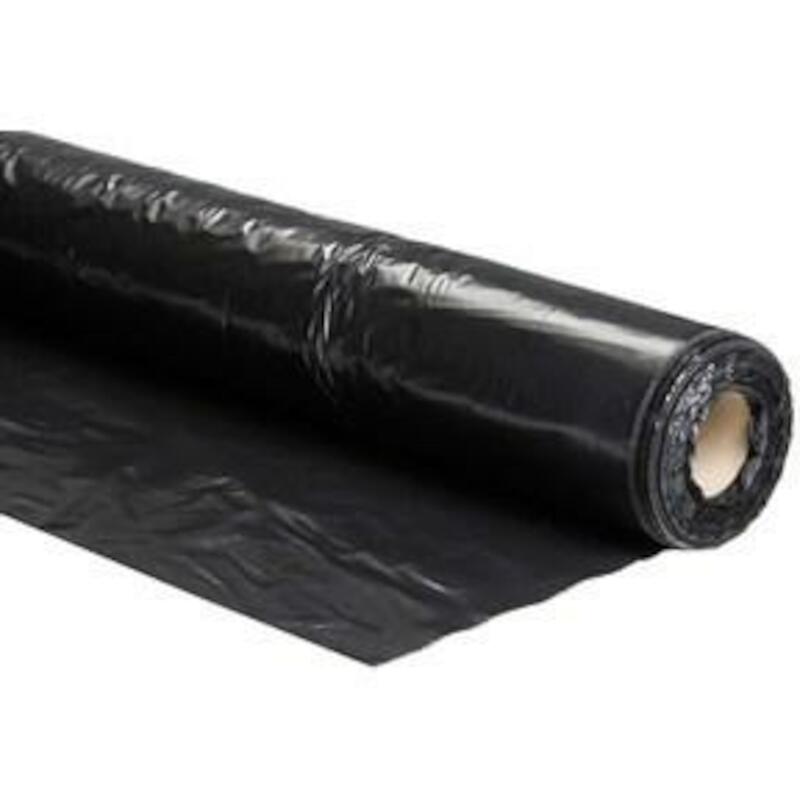 PLASTIQUE NOIR       6MX50M 330420 LDPE/56µ BERDAL