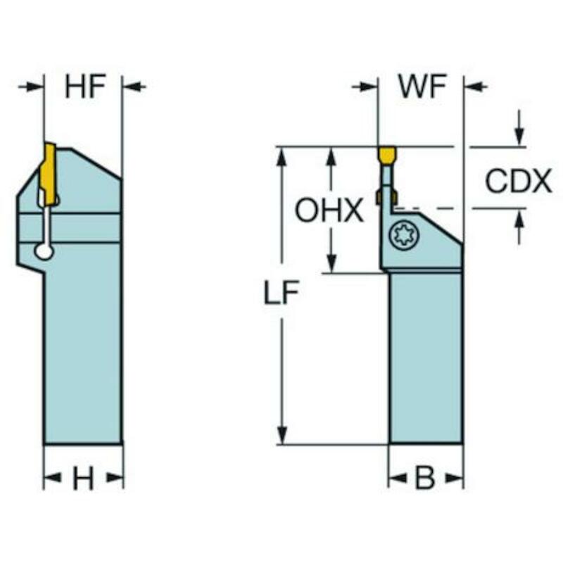 HOLDER RF123E15-2525B  SANDVIK COROMANT