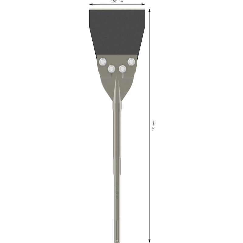 GRATTOIR DE SOL PRO 152MM   2608690612       BOSCH