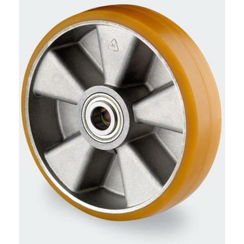 ROUE PU/ALU MOB. 800KG      ITP200X50-DIA20  TENTE